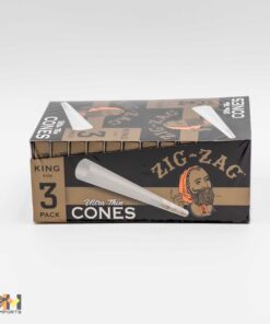 Zig-Zag Ultra-Thin King Size Cone 3pk
