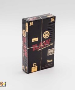 RAW BLACK CLASSIC NATURAL UNREFINED 1 1/4 BX/24