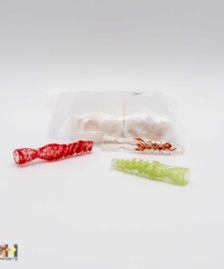 2.5" Twisted Glass Chillum 10ct/pk