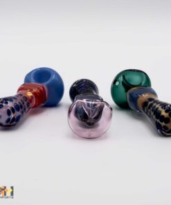Fancy mix color Glass Hand Pipe