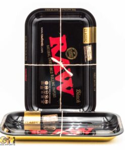 RAW BLACK ROLLING TRAY