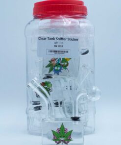 Clear Tank Sniffer Sticker 10CT/Jar SN1051