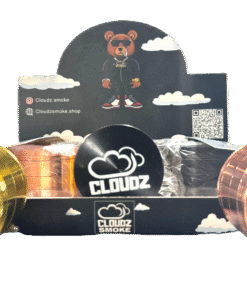 Cloudz Grinders Display Box- Platinum Edition 55mm- Assorted Colors 6ct/Display
