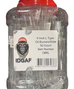 OB6L- 6" L Type OB/Slide 50ct/Jar